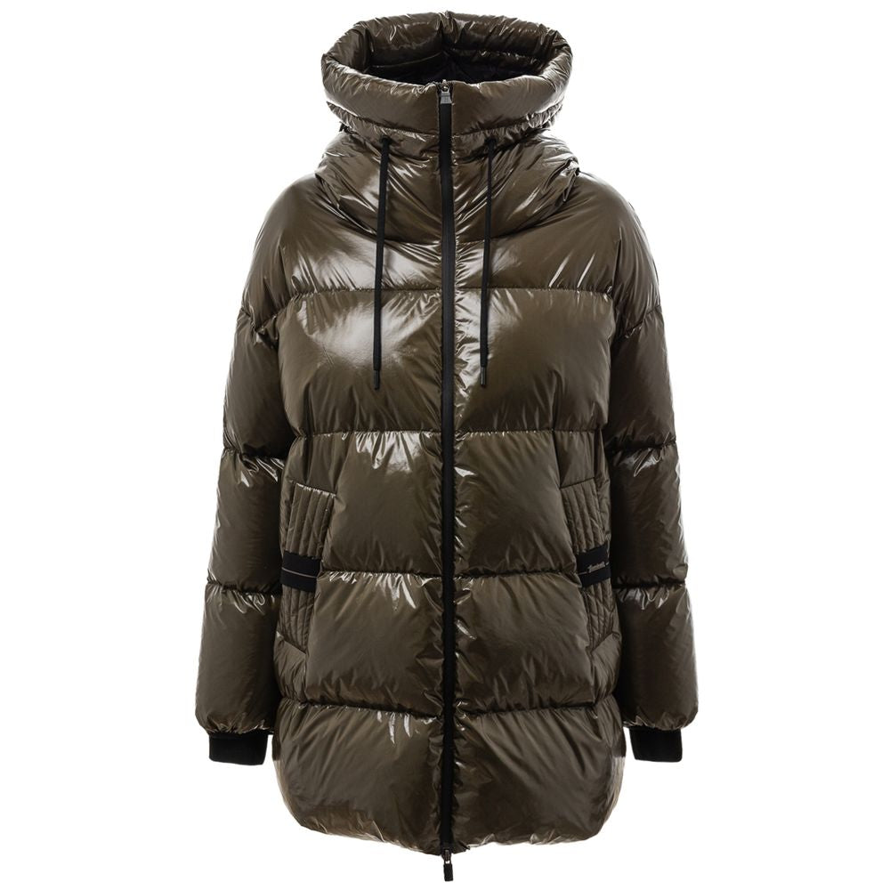 Herno Green Polyamide Parka | Regal Royce