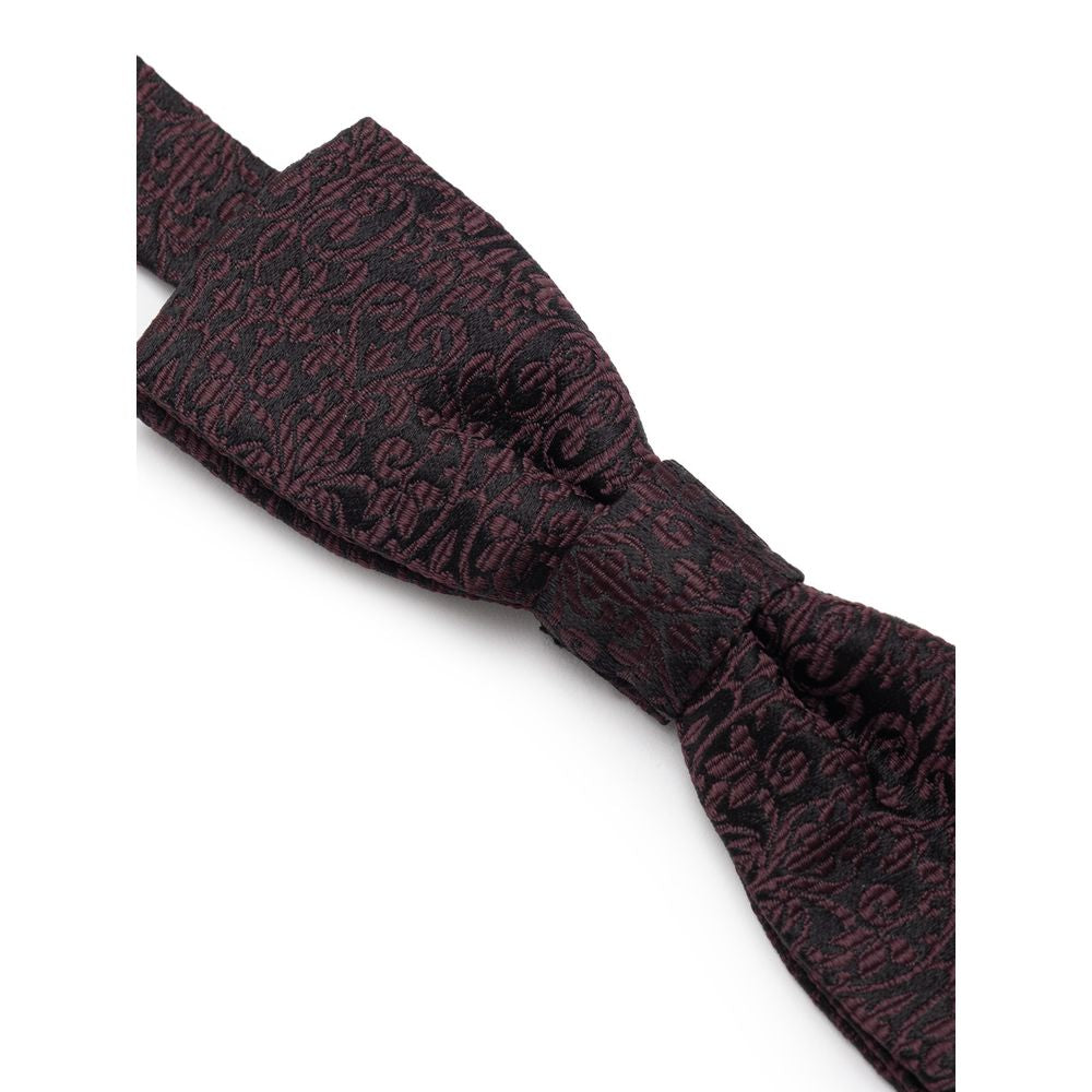 Dolce & Gabbana Black Silk Bowtie | Regal Royce