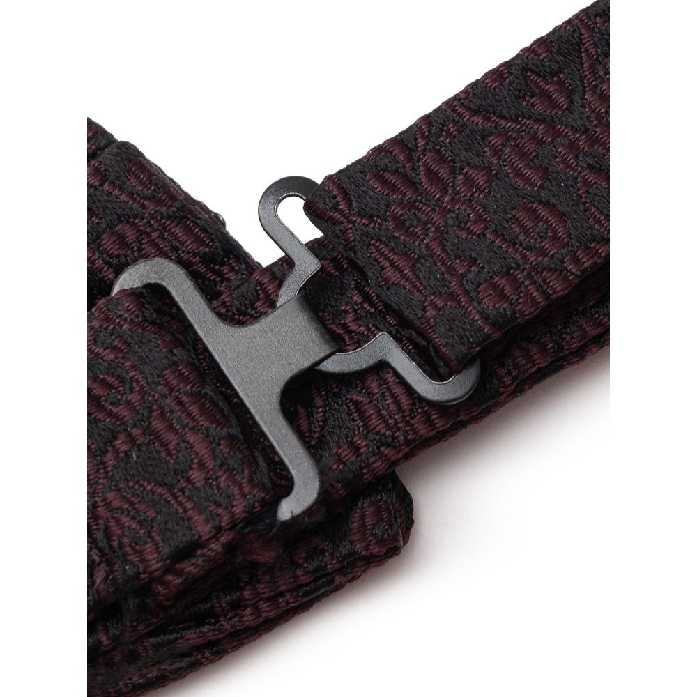 Dolce & Gabbana Black Silk Bowtie | Regal Royce