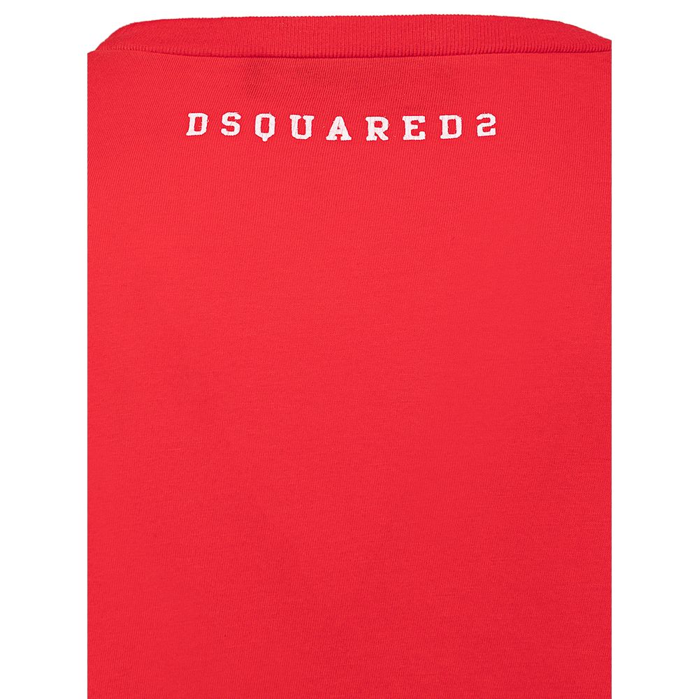 Dsquared² Red Cotton T-Shirt | Regal Royce