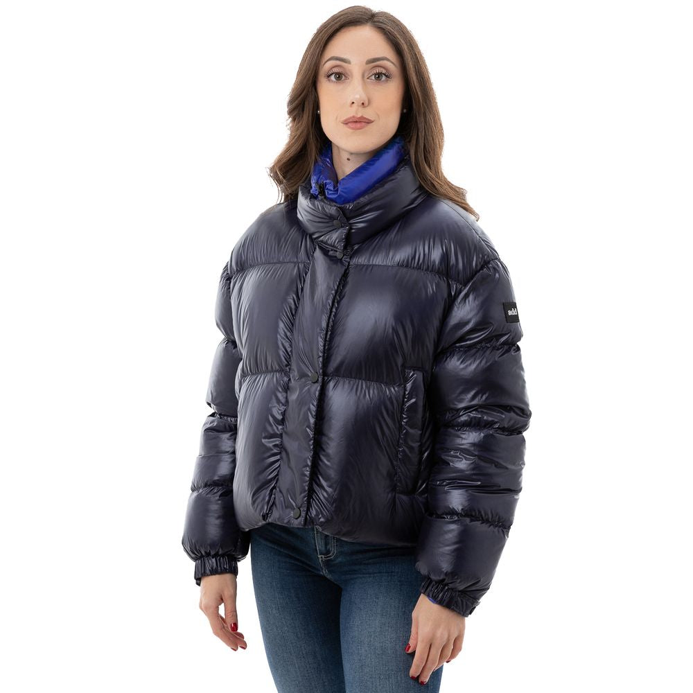 Add Blue Polyamide Full-Length Jacket | Regal Royce