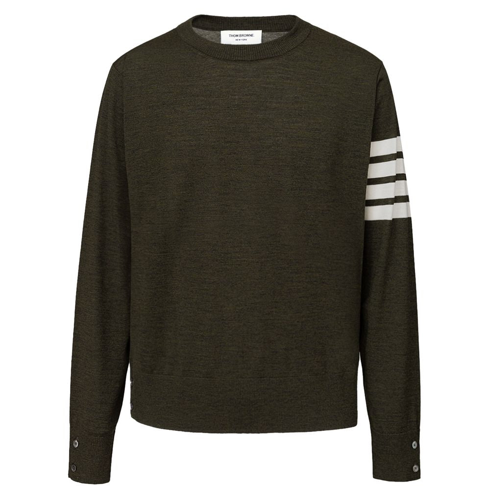 Thom Browne Green Wool Sweatshirt | Regal Royce