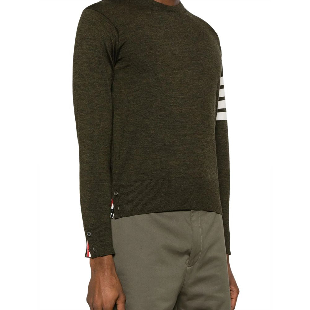 Thom Browne Green Wool Sweatshirt | Regal Royce