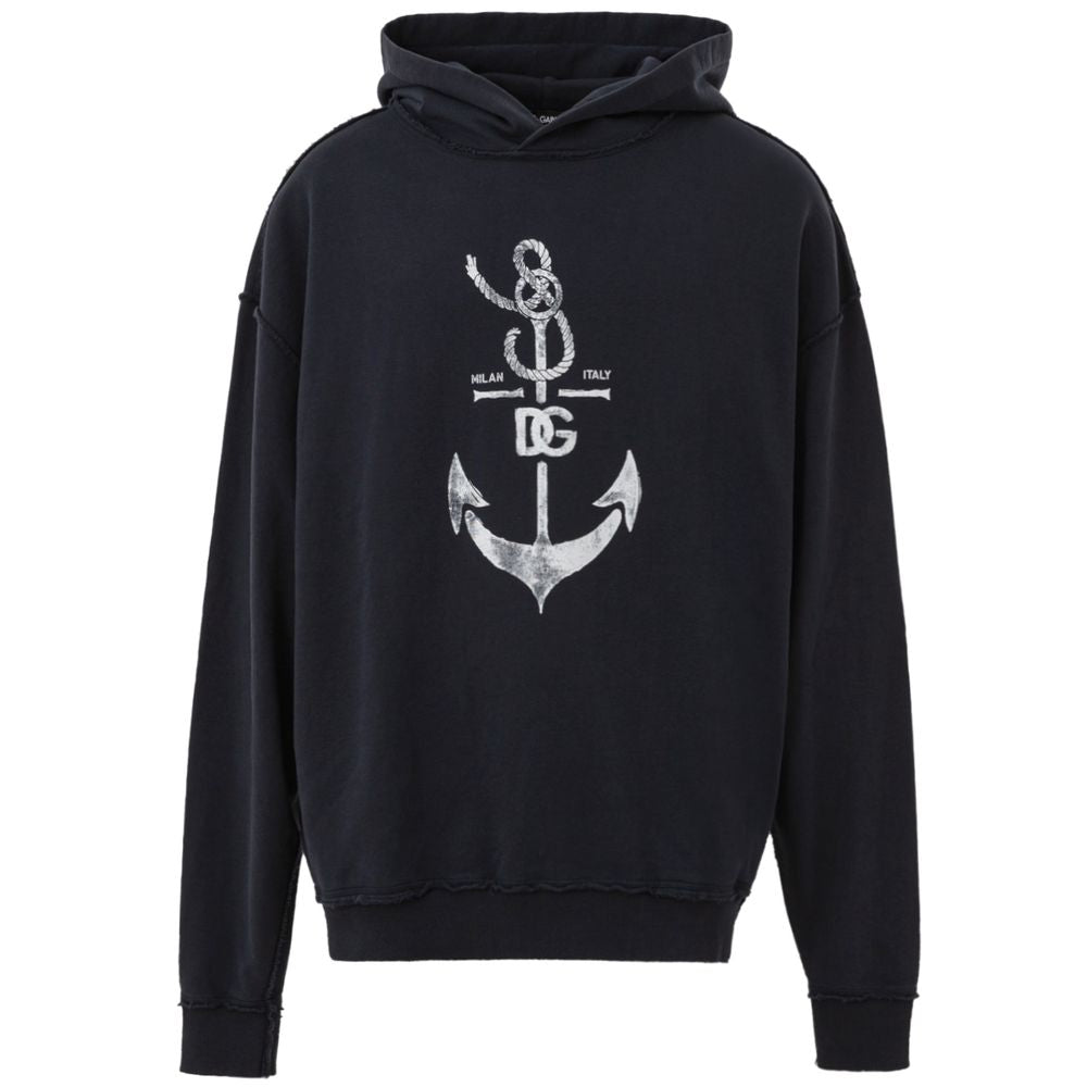 Dolce & Gabbana Blue Cotton Sweatshirt | Regal Royce