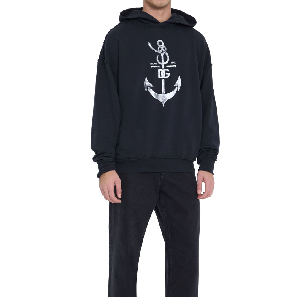 Dolce & Gabbana Blue Cotton Sweatshirt | Regal Royce