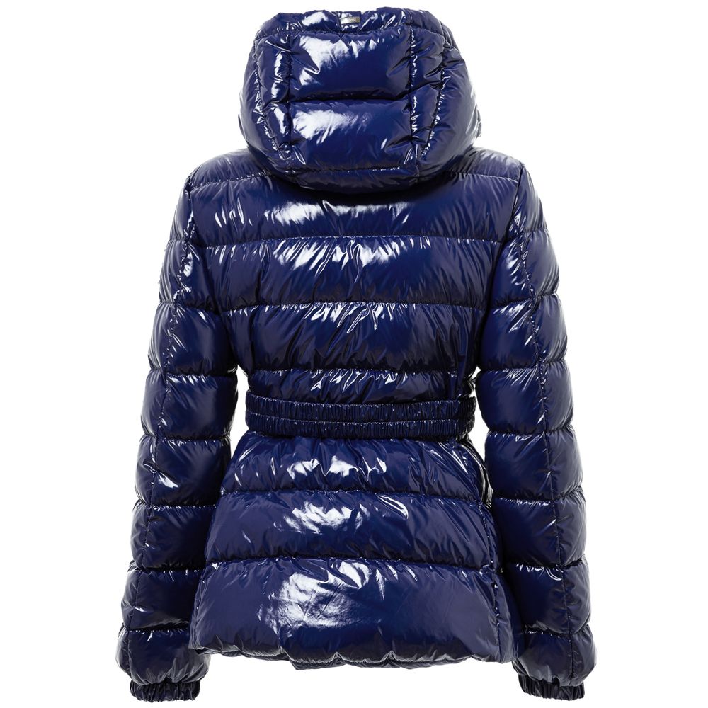 Herno Blue Polyamide Coat | Regal Royce