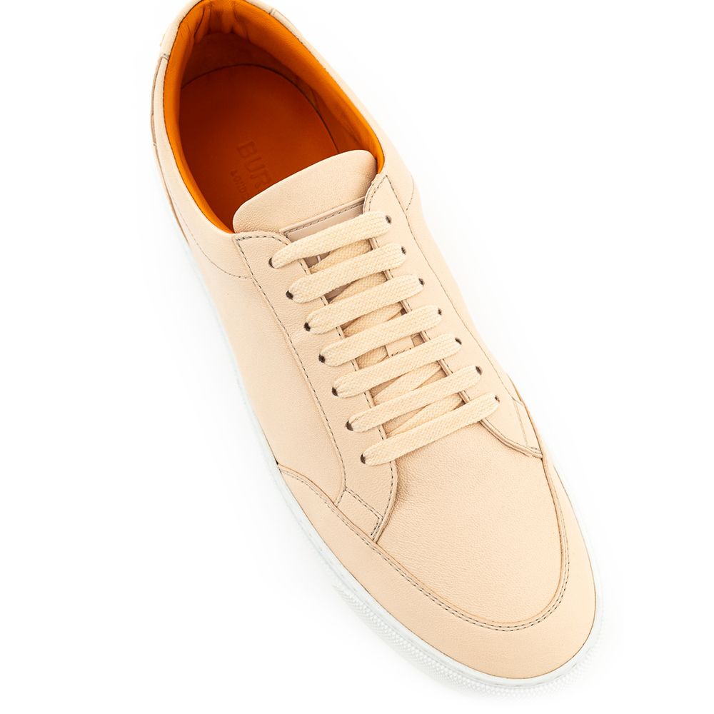 Burberry Pink Leather Low Top Sneakers | Regal Royce