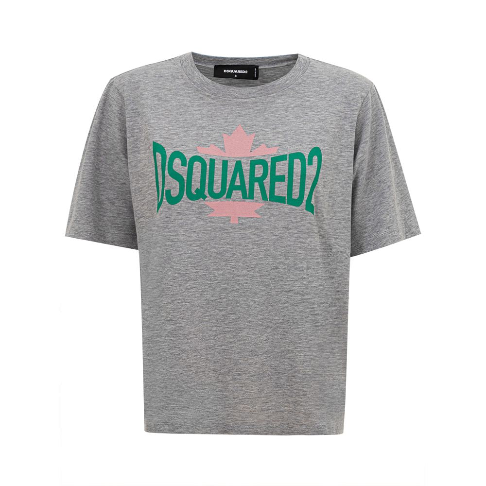 Dsquared² Gray Cotton T-Shirt | Regal Royce