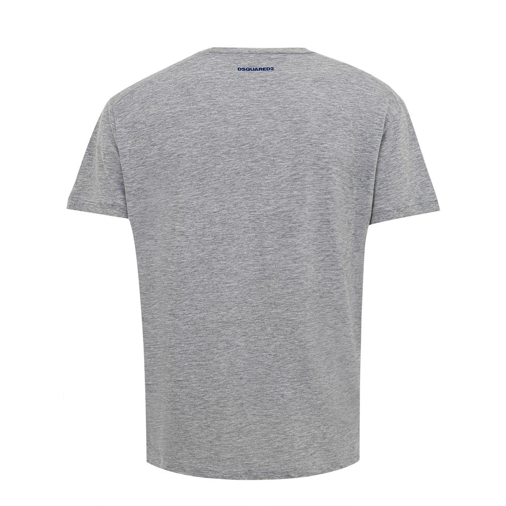 Dsquared² Gray Cotton T-Shirt | Regal Royce