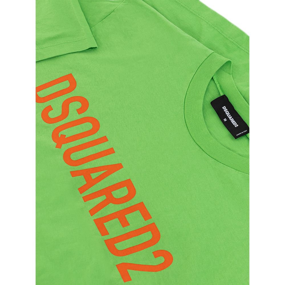 Dsquared² Green Cotton T-Shirt | Regal Royce