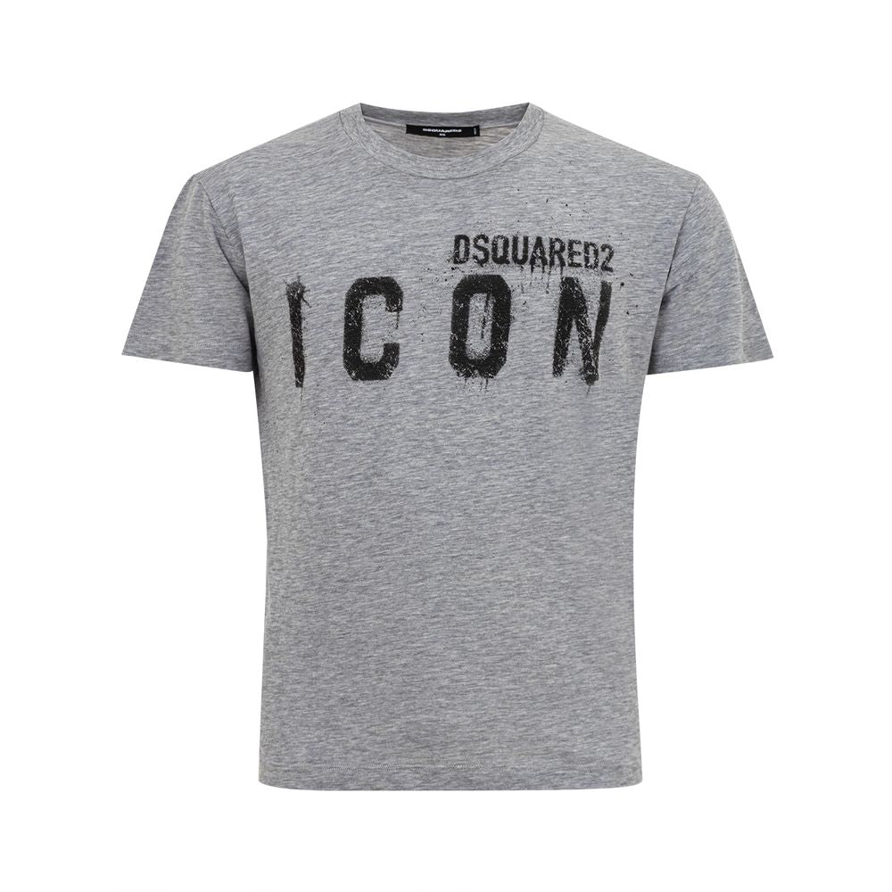 Dsquared² Gray Cotton T-Shirt | Regal Royce