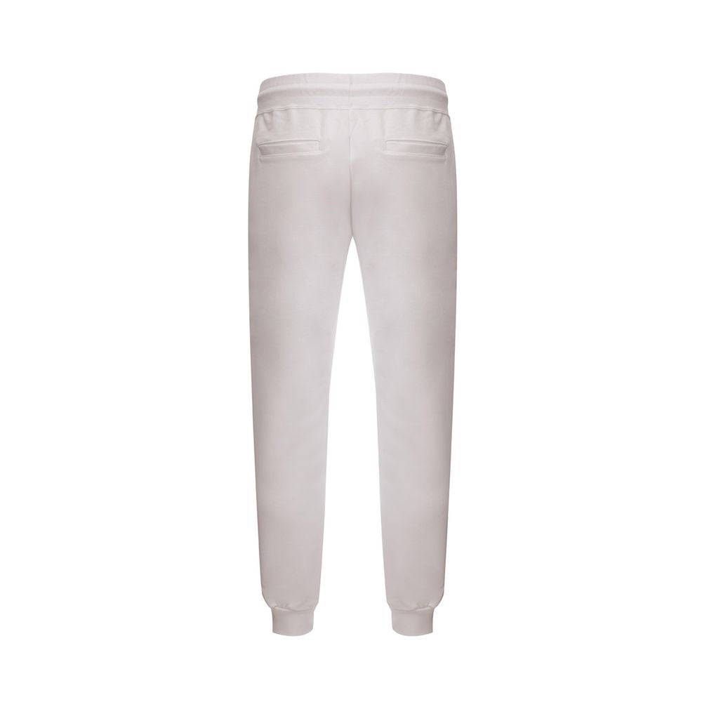 GCDS White Cotton Athletic Pants | Regal Royce