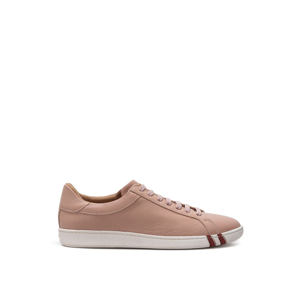 Bally Pink Leather Low Top Sneakers | Regal Royce