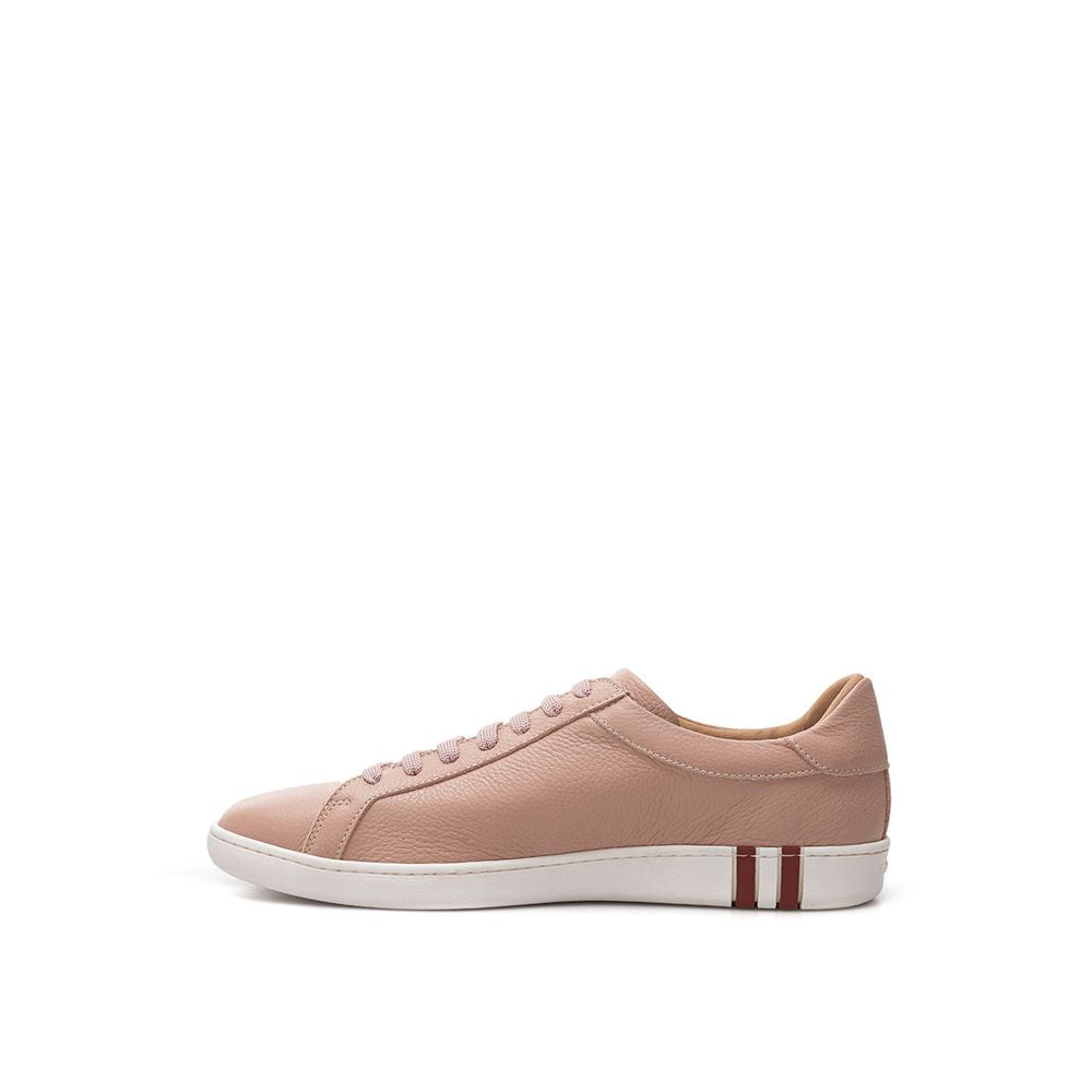 Bally Pink Leather Low Top Sneakers | Regal Royce