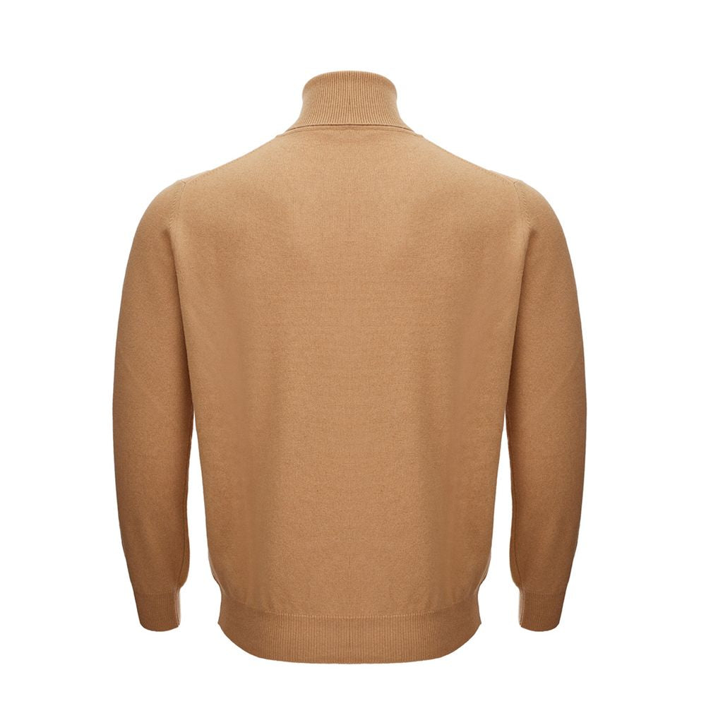 KANGRA Brown Wool Turtleneck | Regal Royce