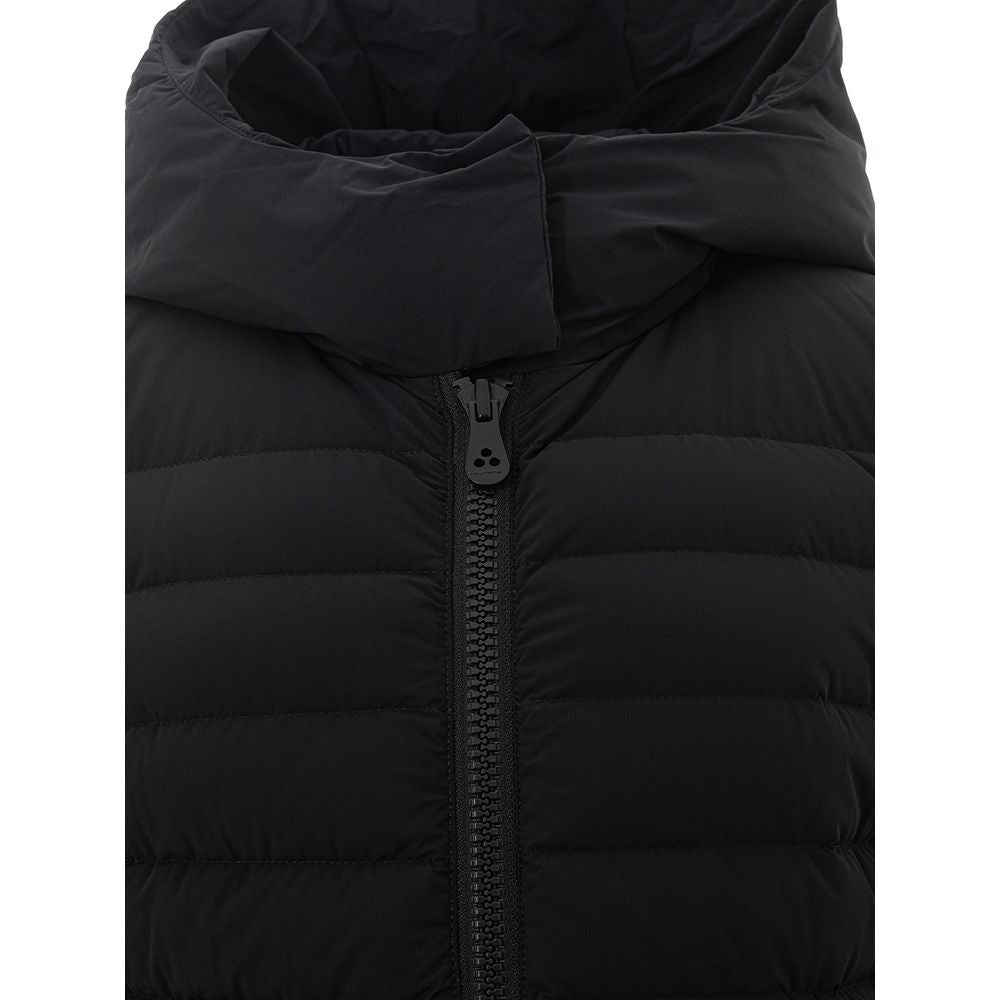 Peuterey Black Polyamide Full-Length Jacket | Regal Royce