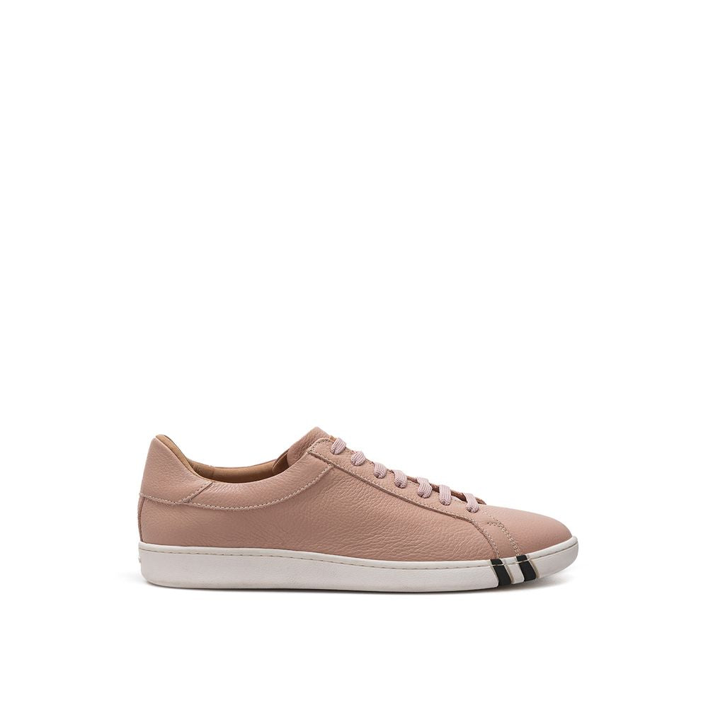 Bally Pink Leather Low Top Sneakers | Regal Royce