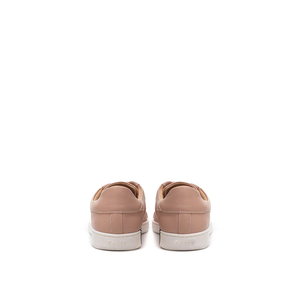 Bally Pink Leather Low Top Sneakers | Regal Royce