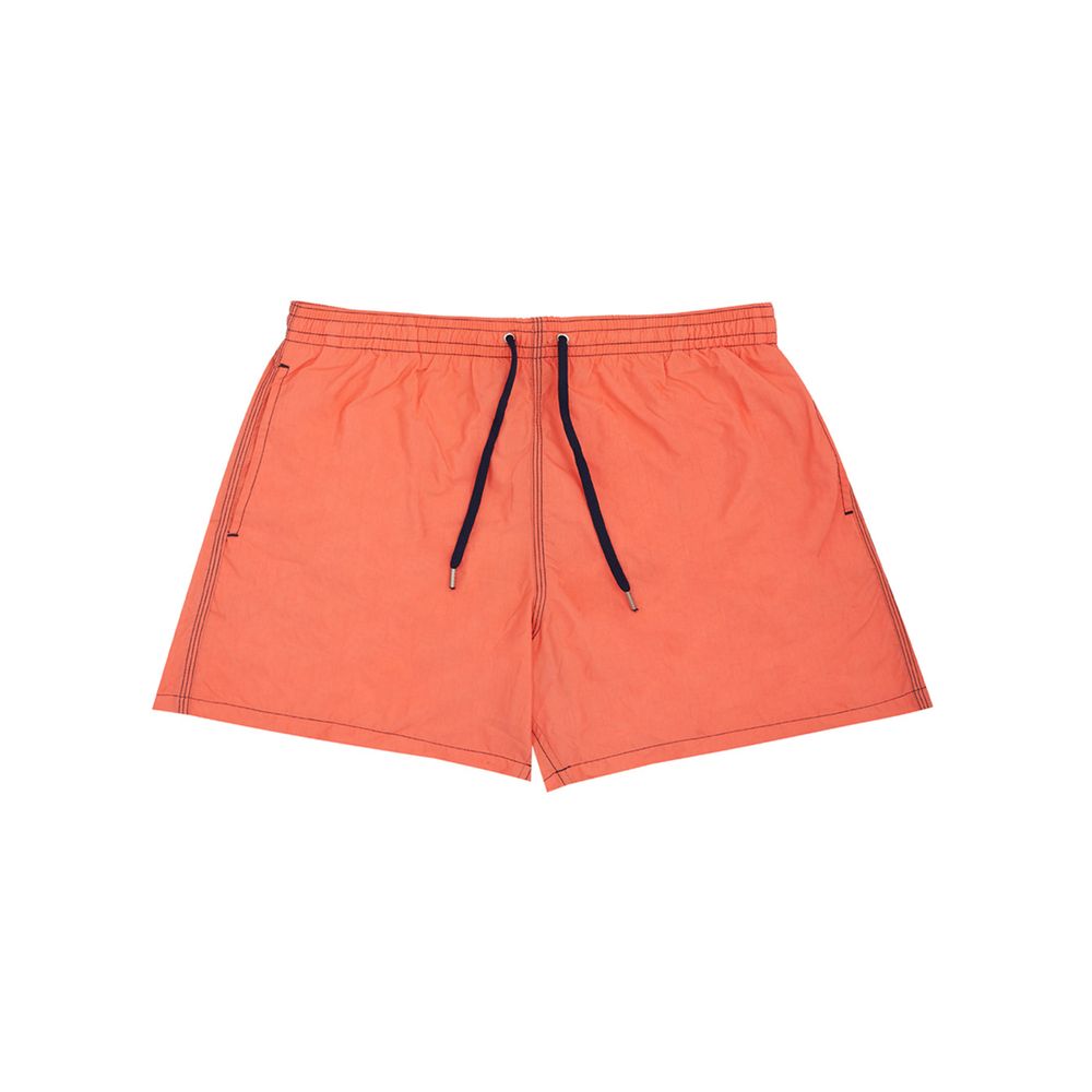 Malo Orange Polyester Swim Shorts | Regal Royce