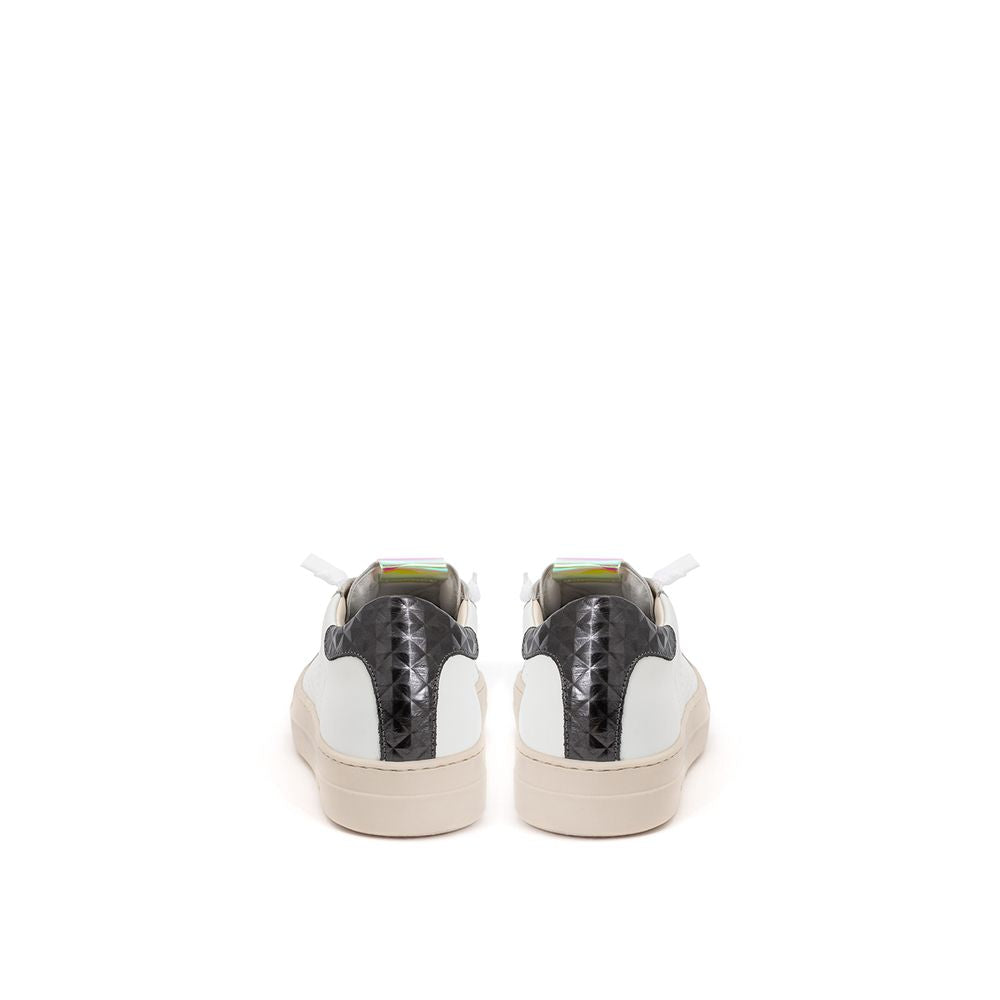 P448 White Leather Athletic Sneakers | Regal Royce