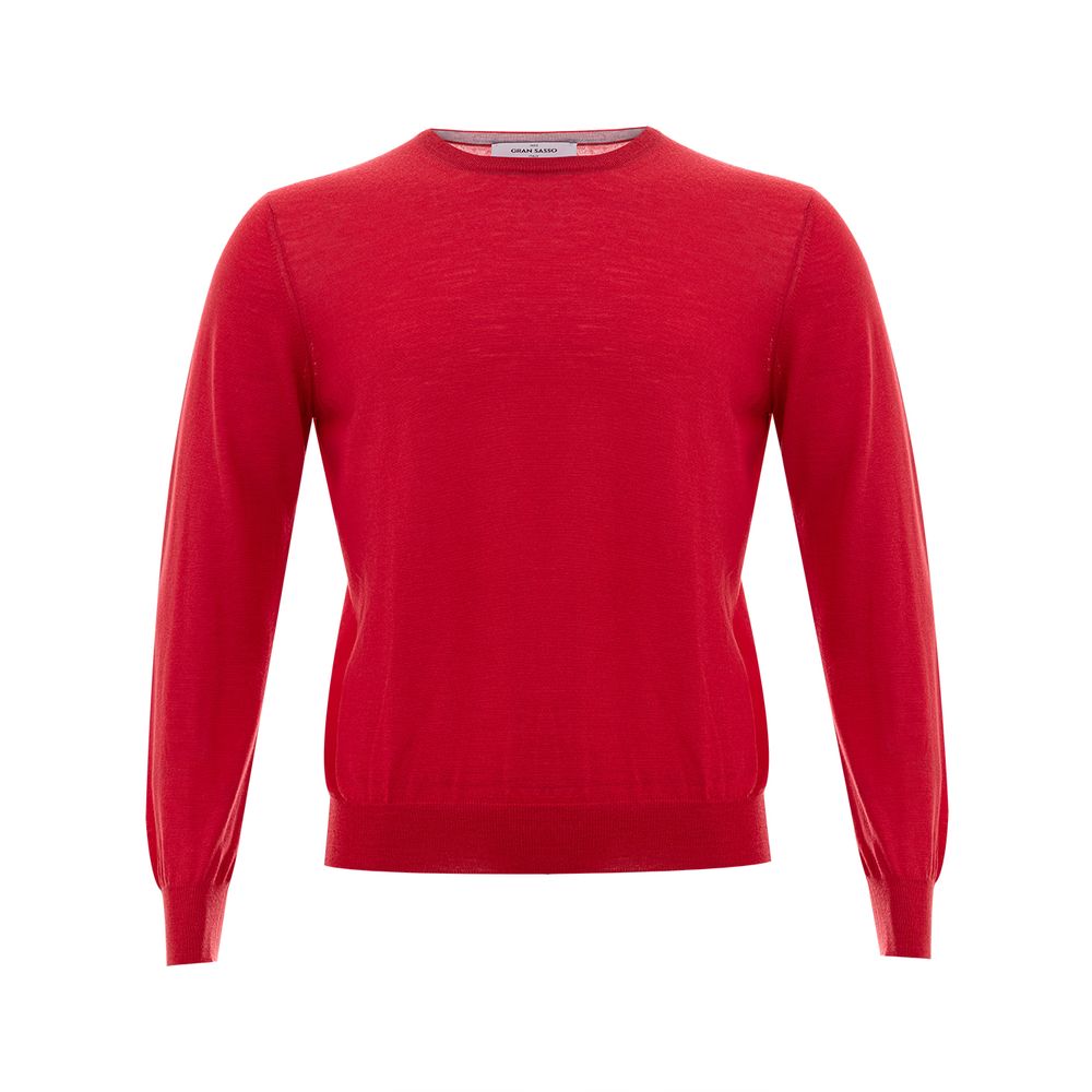 Gran Sasso Red Wool Sweatshirt | Regal Royce