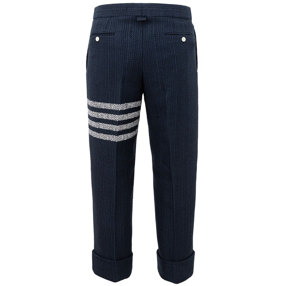 Thom Browne Blue Marabou Casual Pants | Regal Royce