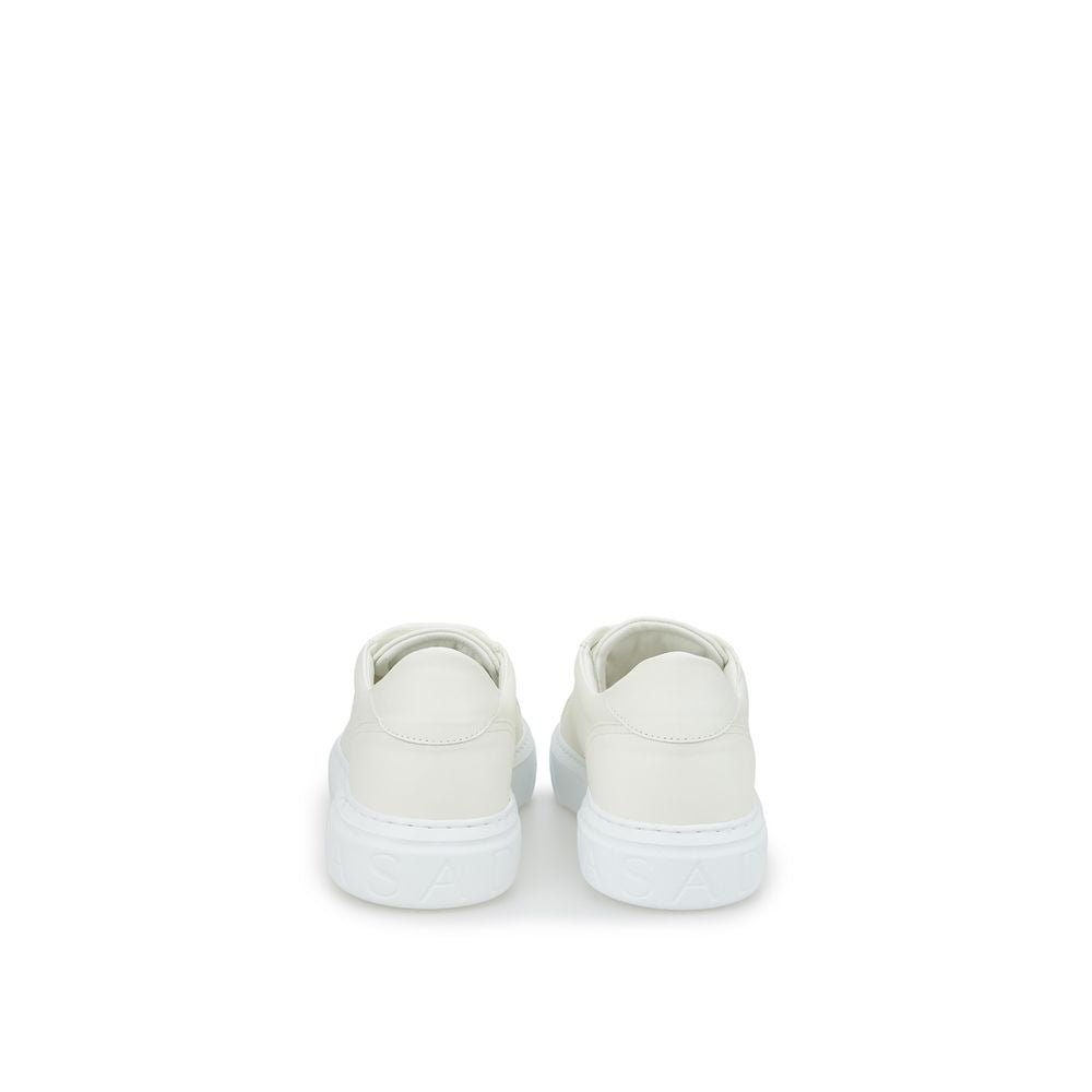 Casadei White Leather Athletic Sneakers | Regal Royce