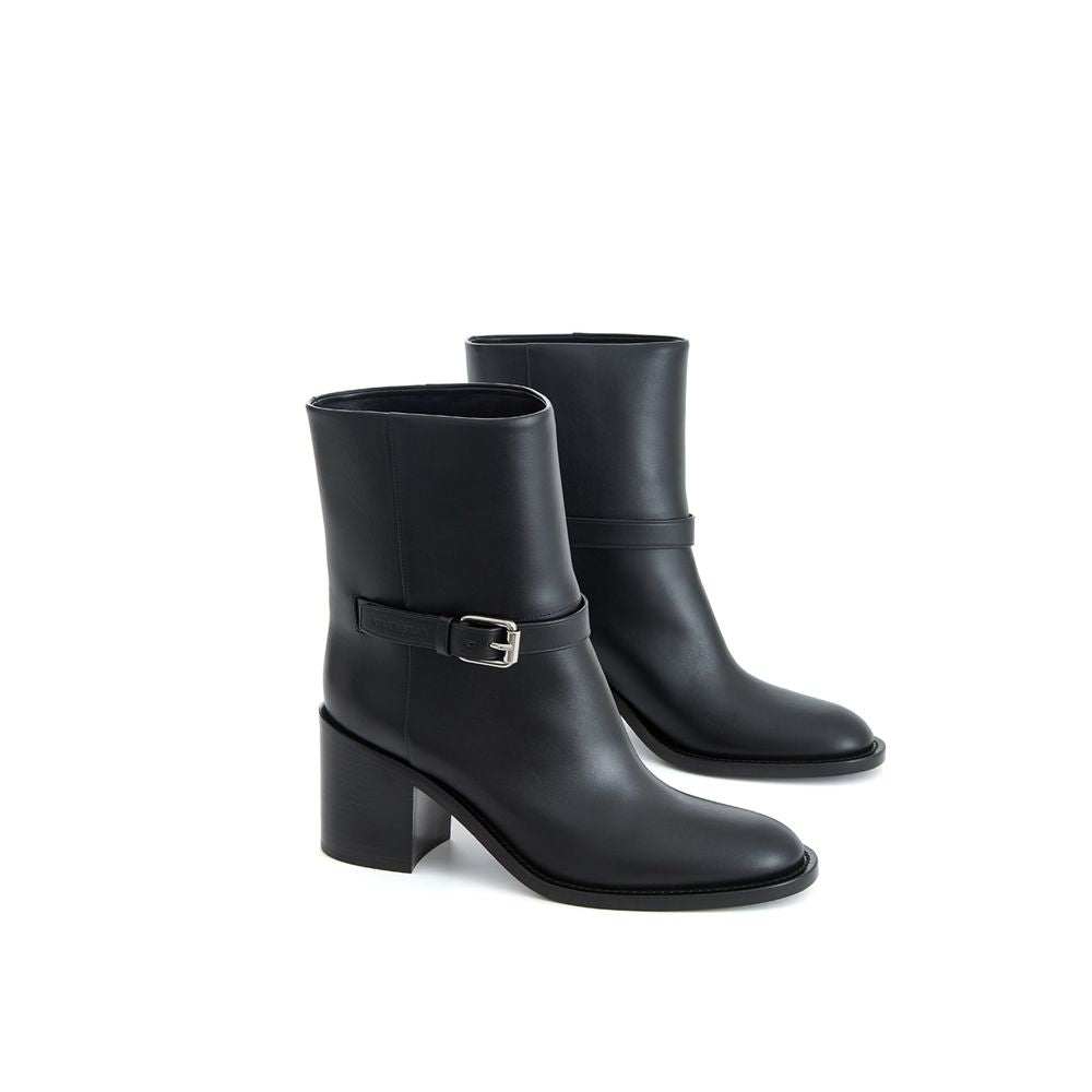 Burberry Black Leather Ankle Boots | Regal Royce