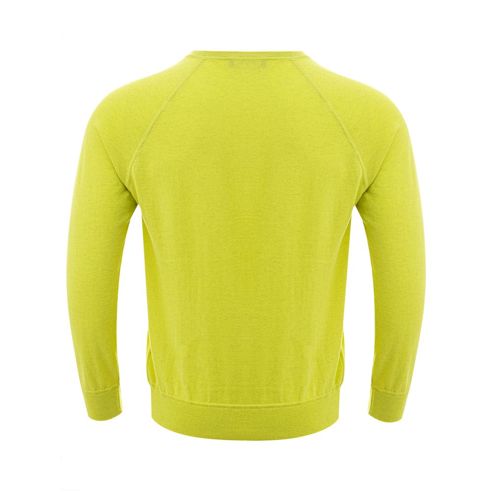 Gran Sasso Yellow Cotton Sweatshirt | Regal Royce