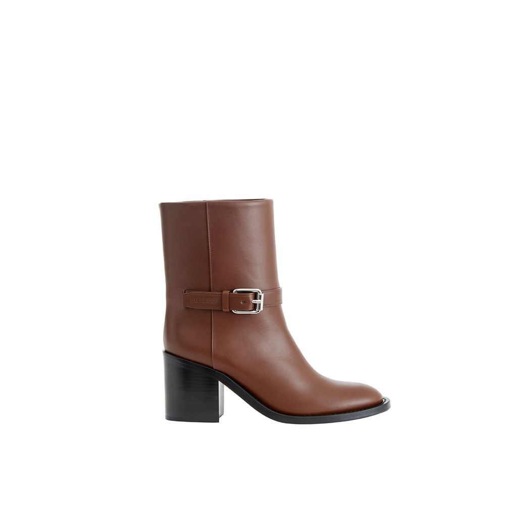 Burberry Brown Leather Ankle Boots | Regal Royce