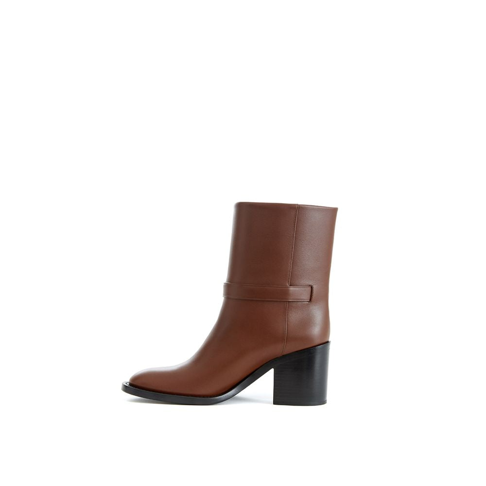 Burberry Brown Leather Ankle Boots | Regal Royce