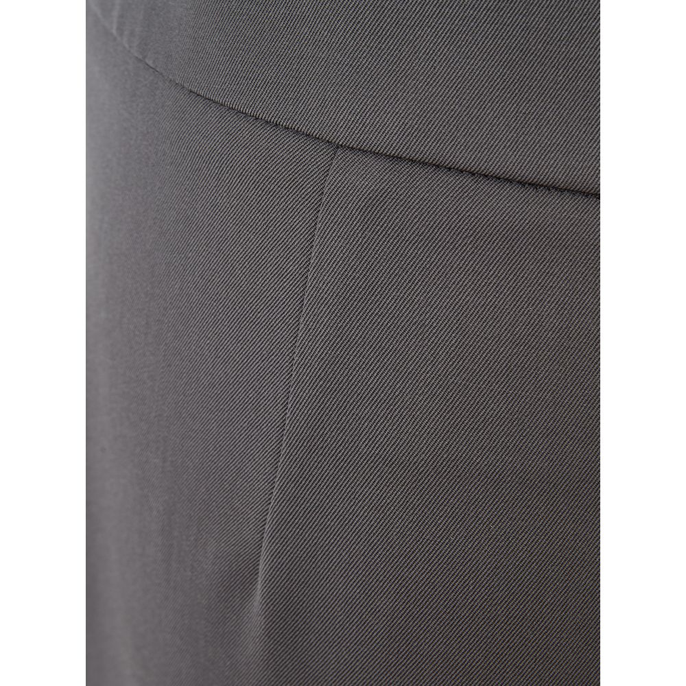 Lardini Gray Wool Casual Pants | Regal Royce
