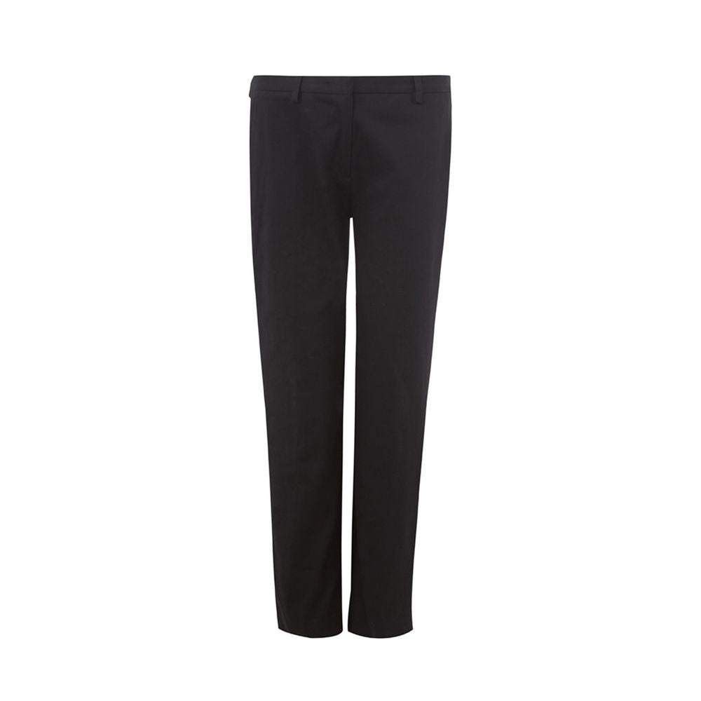 Lardini Black Cotton Chino Pants | Regal Royce