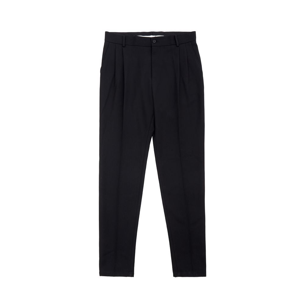 Dolce & Gabbana Black Polyester Dress Pants | Regal Royce