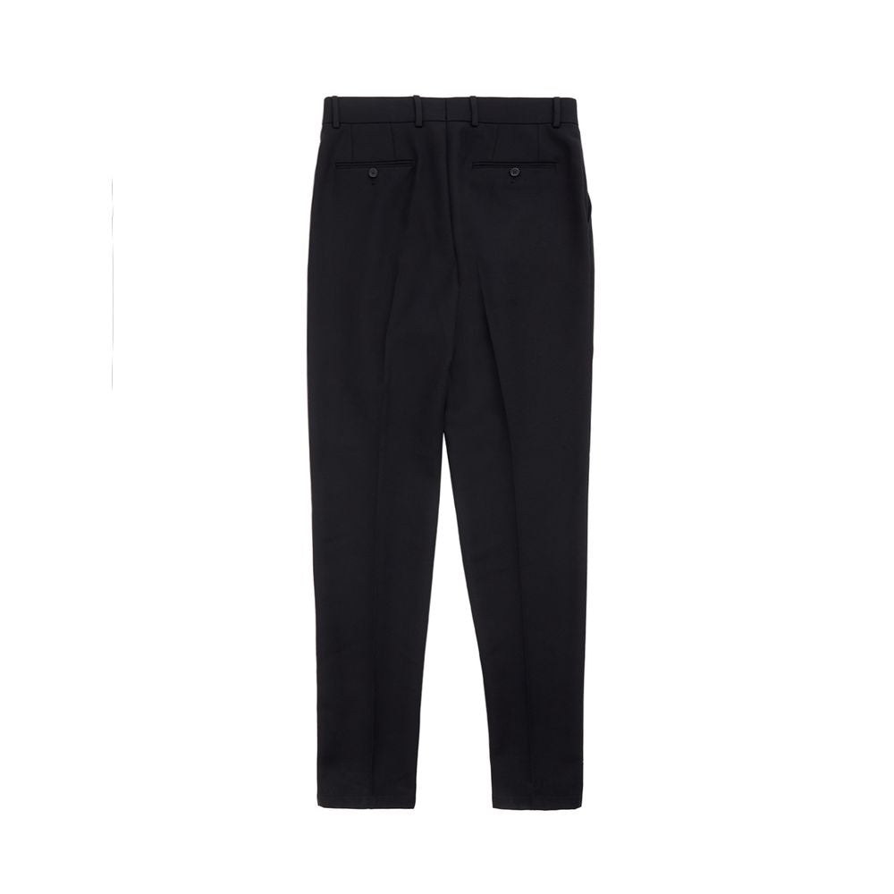 Dolce & Gabbana Black Polyester Dress Pants | Regal Royce