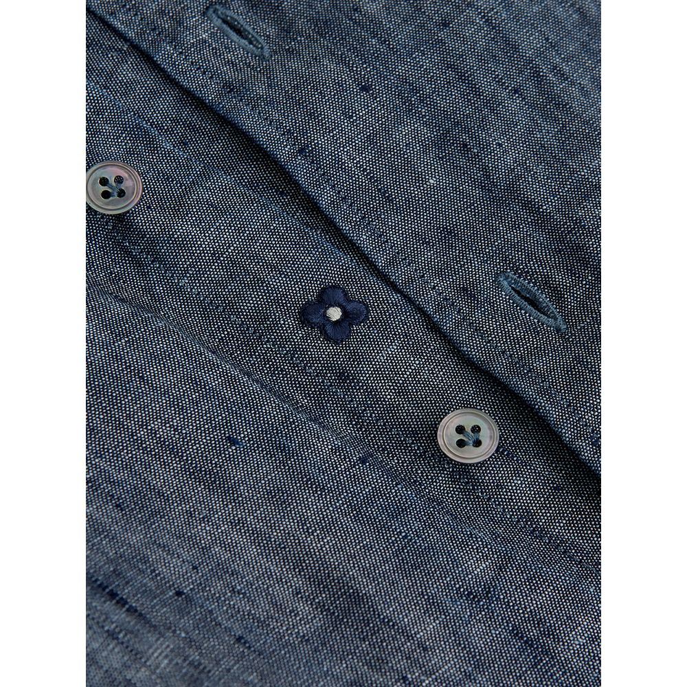 Lardini Blue Denim Shirt | Regal Royce