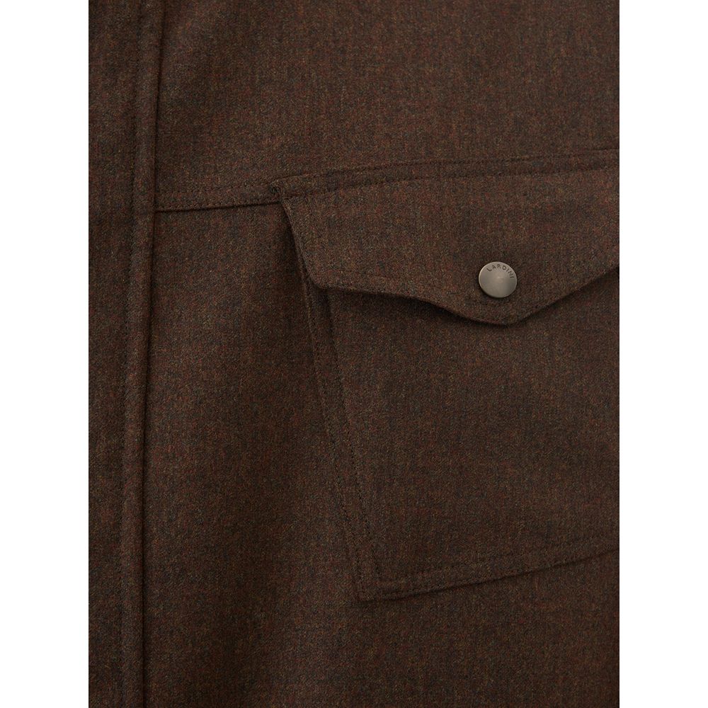 Lardini Blue Wool Coat | Regal Royce