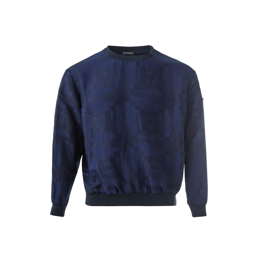 Emporio Armani Blue Linen T-Shirt | Regal Royce