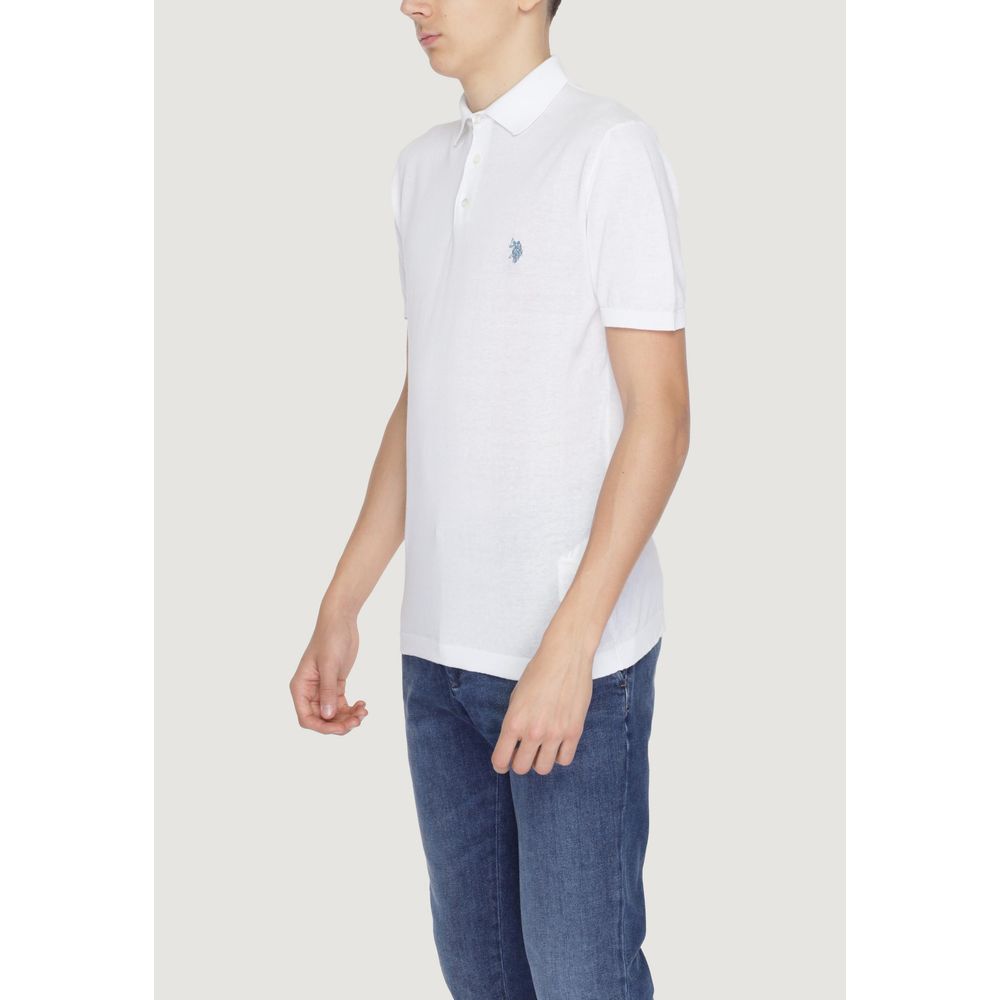 U.S. POLO ASSN. White Cotton Dress Shirt | Regal Royce