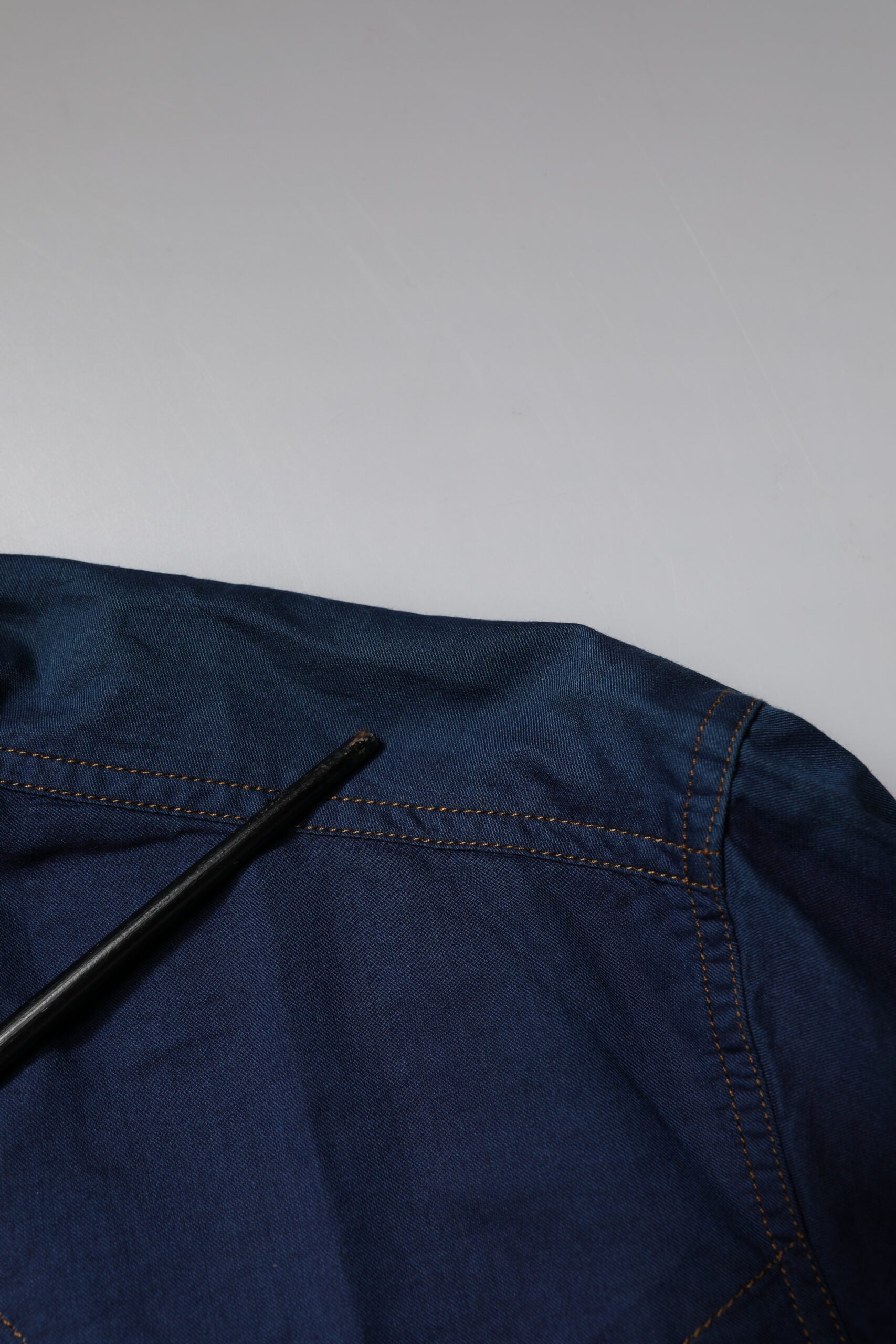 Dolce & Gabbana Dark Blue Cotton GOLD Dress Formal Shirt | Regal Royce