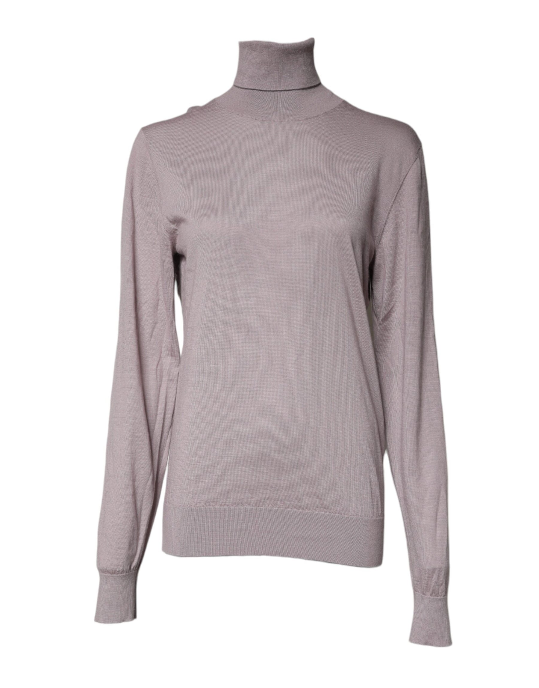 Dolce & Gabbana Brown Cashmere Turtleneck Pullover Sweater | Regal Royce
