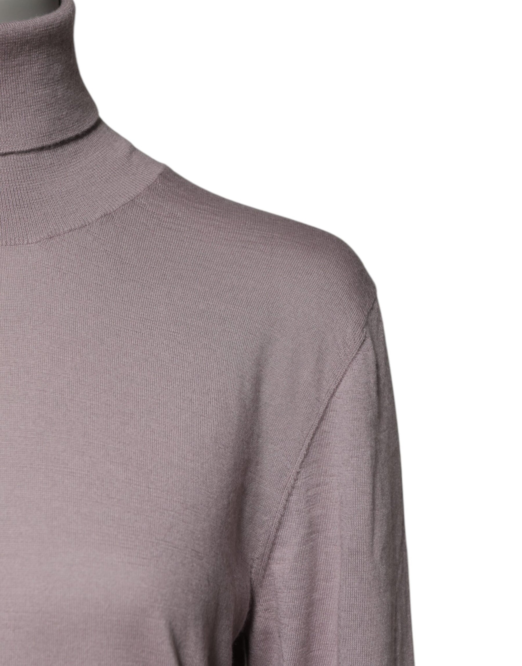 Dolce & Gabbana Brown Cashmere Turtleneck Pullover Sweater | Regal Royce