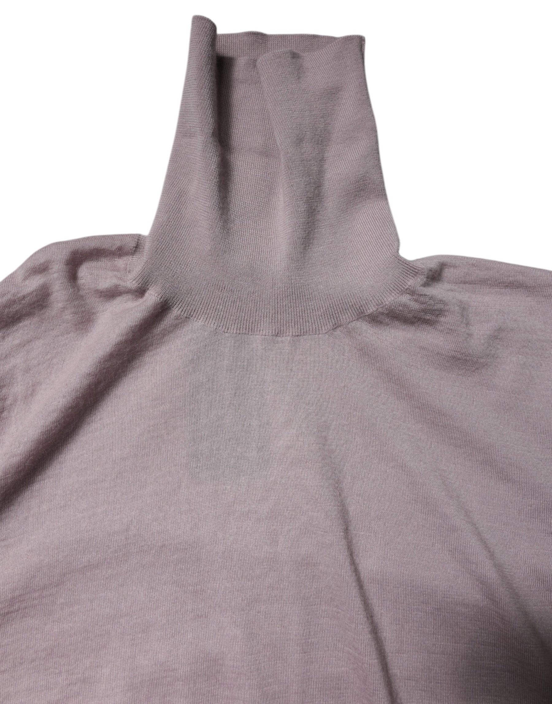 Dolce & Gabbana Brown Cashmere Turtleneck Pullover Sweater | Regal Royce