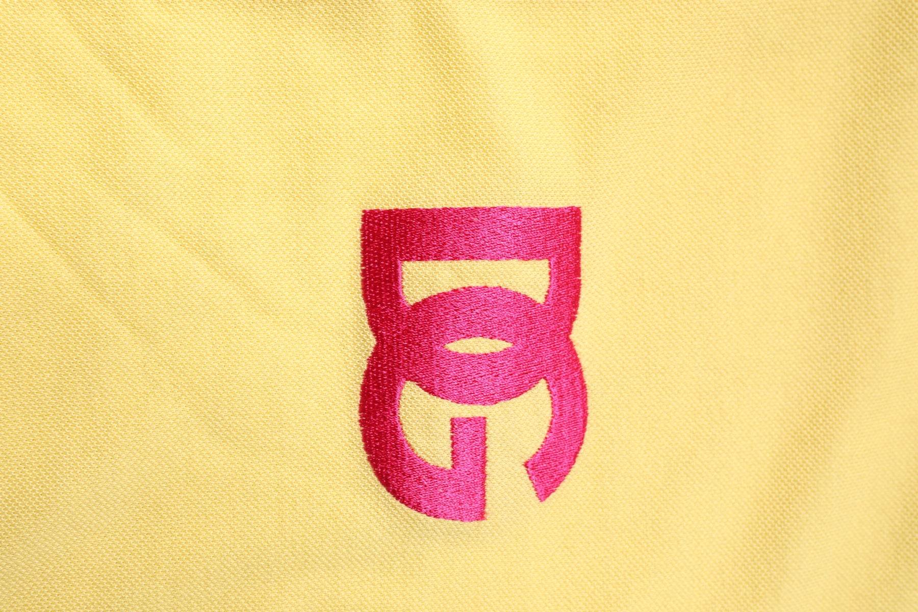 Dolce & Gabbana Yellow Cotton Logo Collared Polo T-shirt | Regal Royce