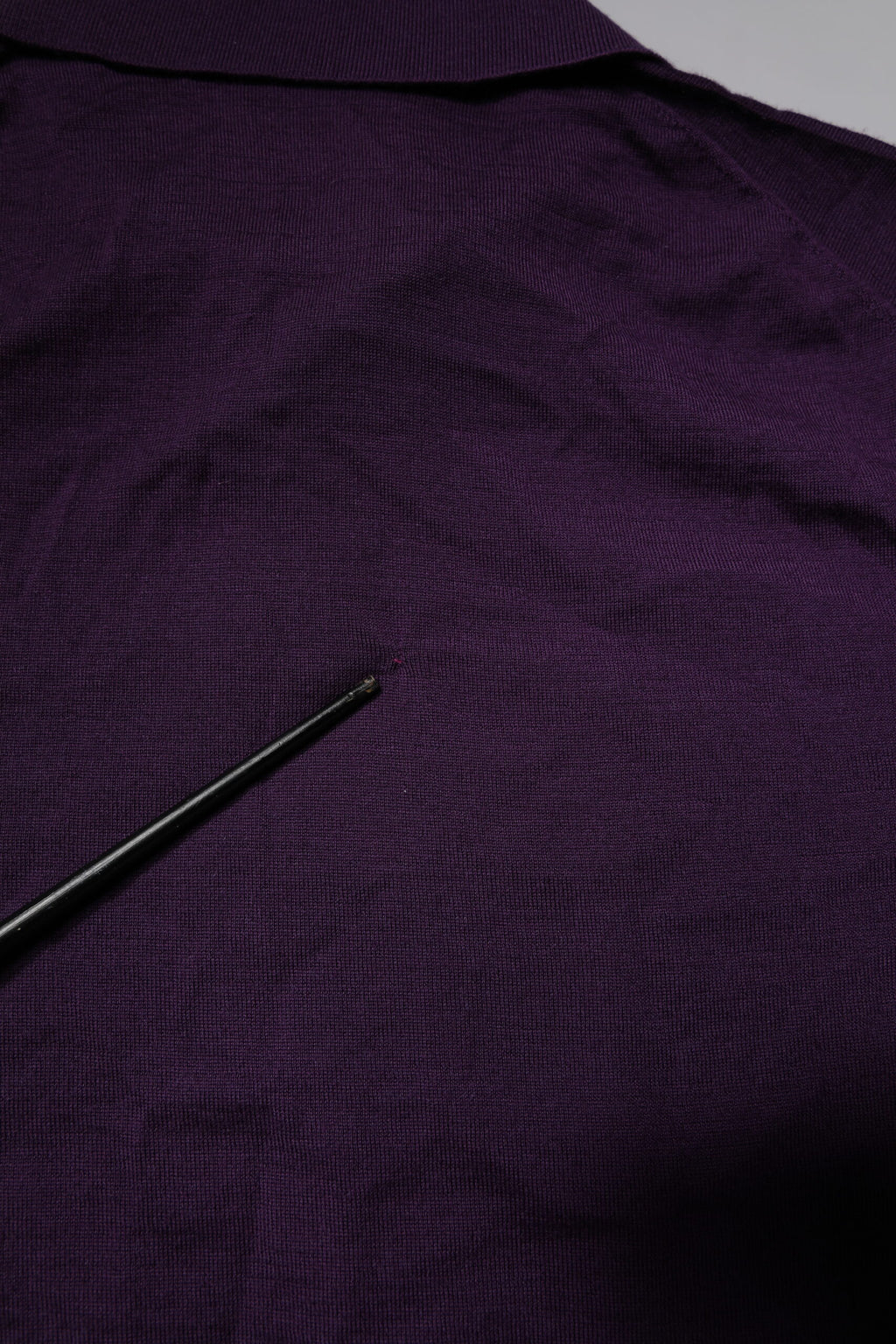 Dolce & Gabbana Violet Cashmere Collared Polo T-shirt