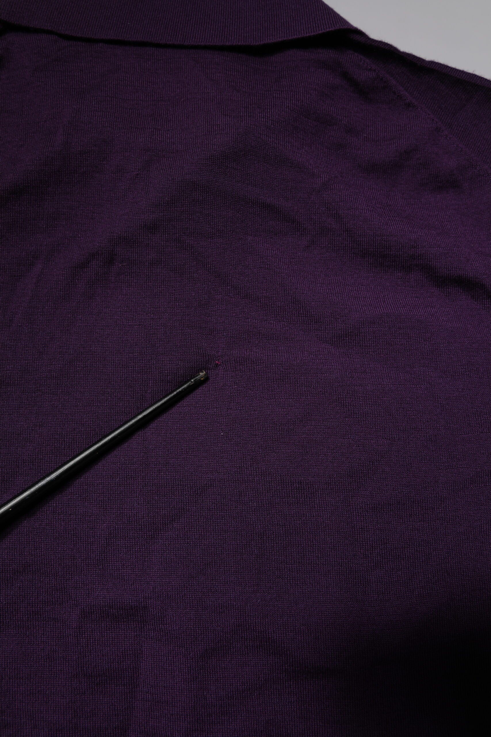 Dolce & Gabbana Violet Cashmere Collared Polo T-shirt | Regal Royce
