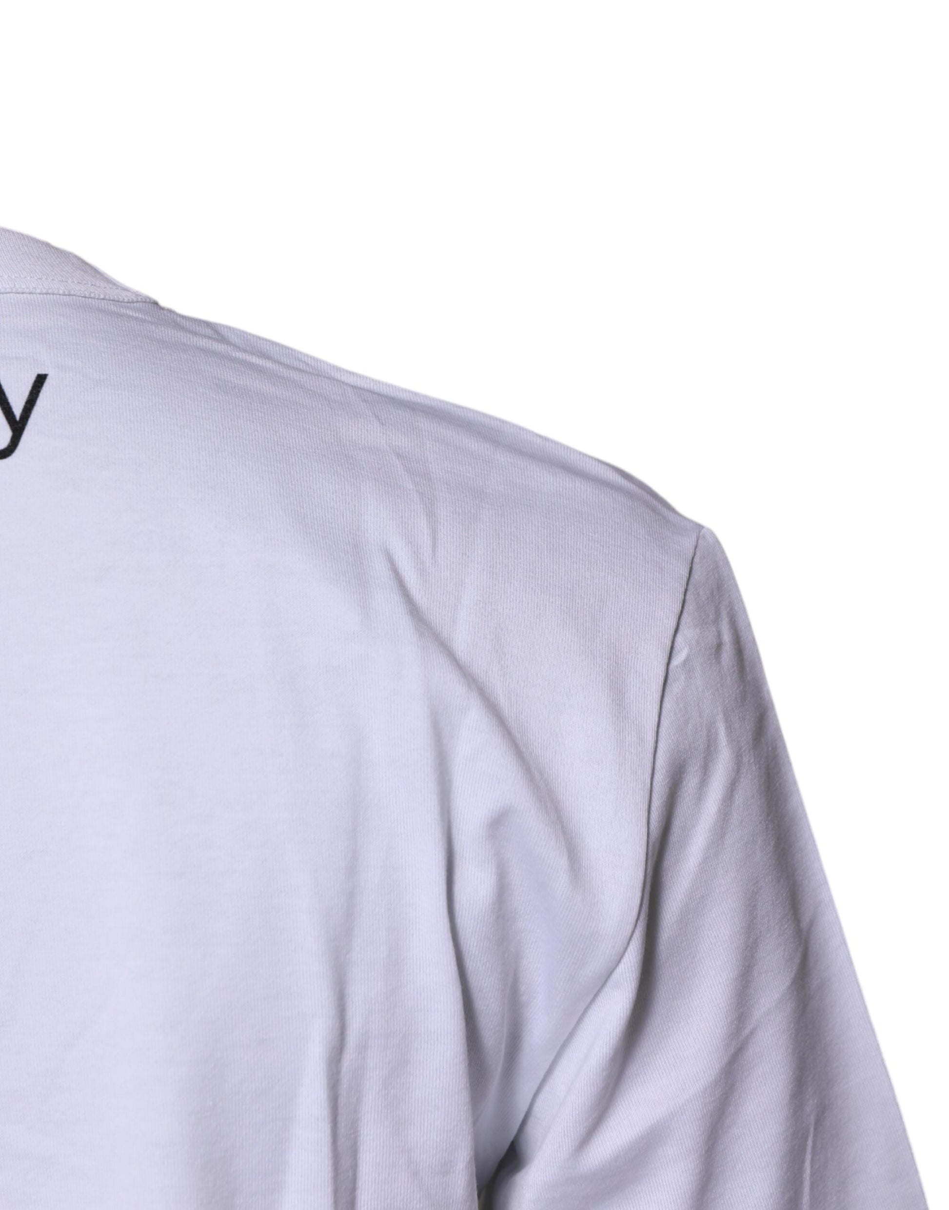 Dolce & Gabbana White #DGFamily Cotton Crew Neck T-shirt