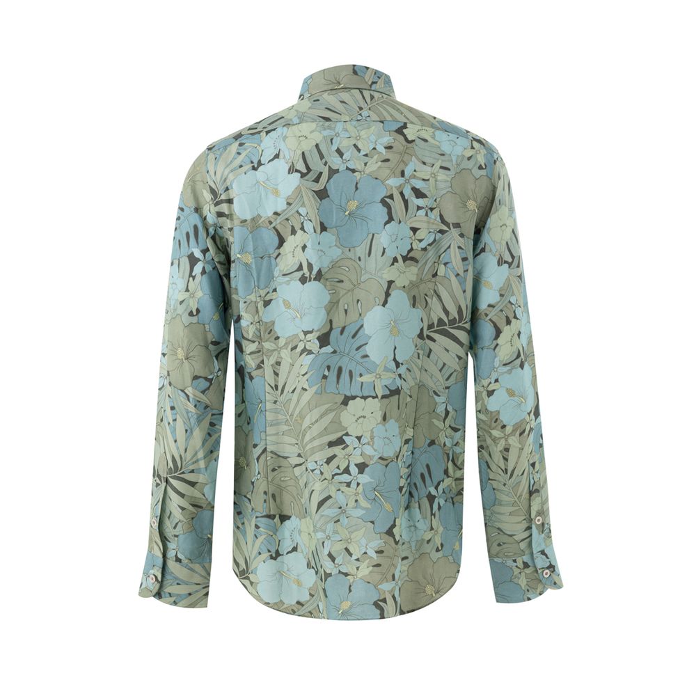 Tom Ford Blue Lyocell Pattern Shirt | Regal Royce