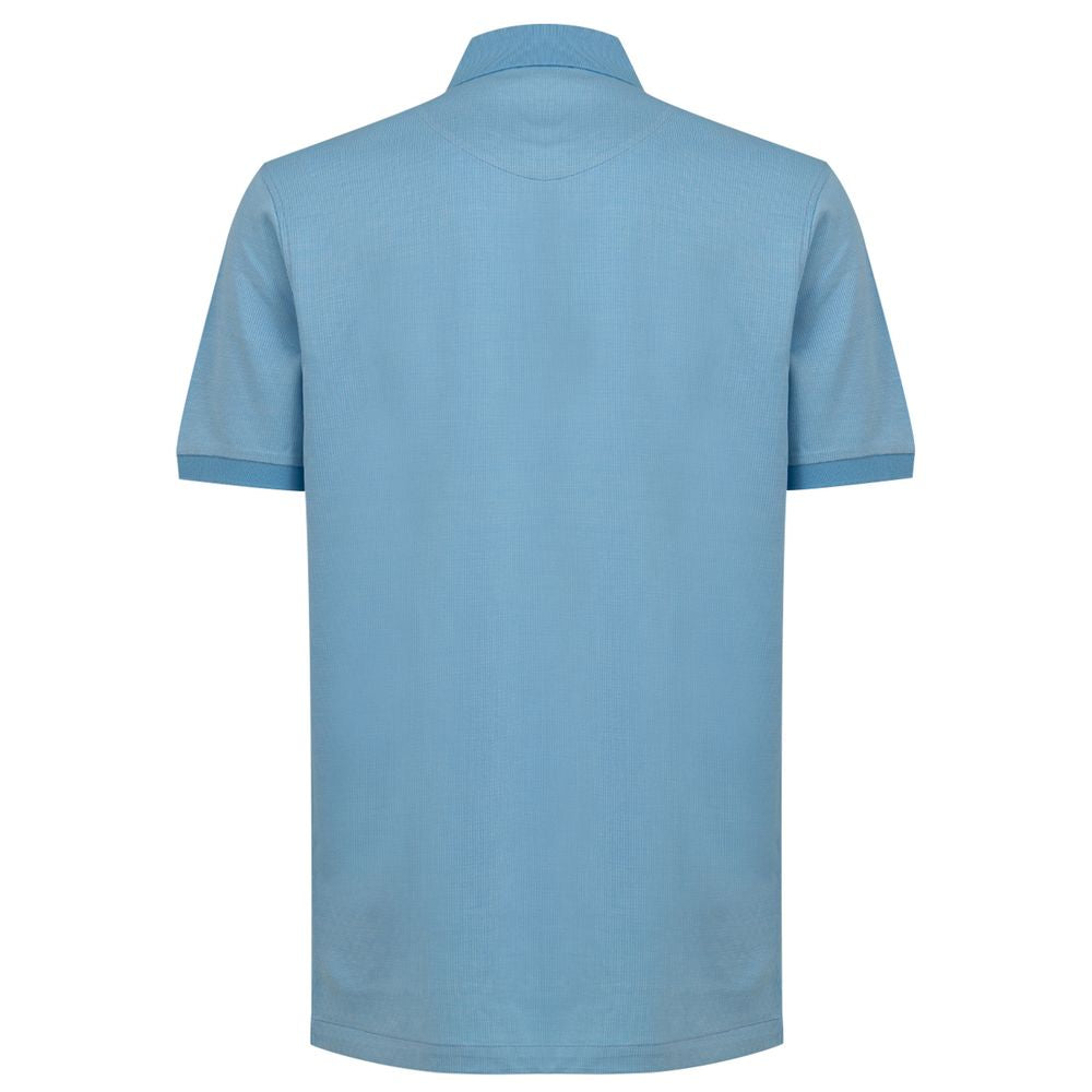 Dunhill Blue Cotton Polo Shirt | Regal Royce