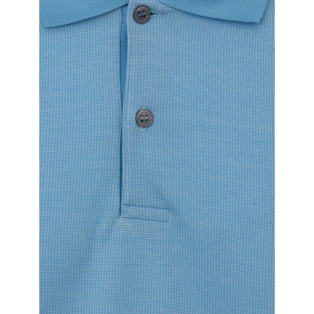 Dunhill Blue Cotton Polo Shirt | Regal Royce